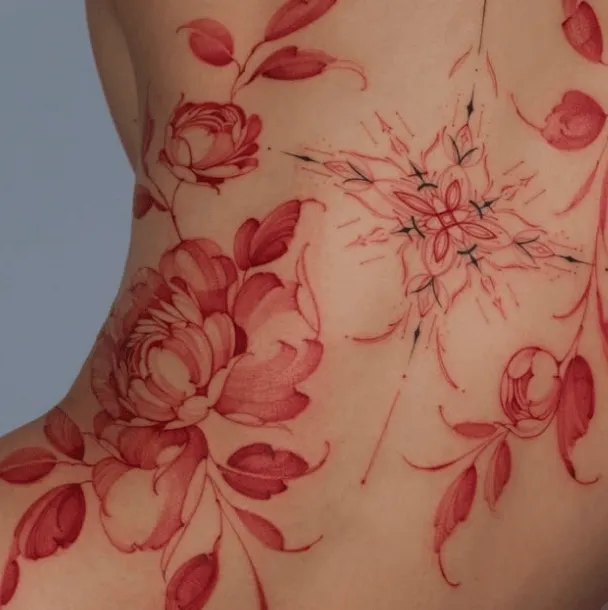 anastasiahelfer, guest artist at True Canvas Vienna – Floral / Botanical, Fineline / One Line / Tiny Tattoos / Lettering