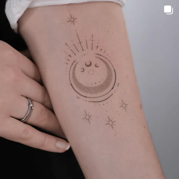 anylay.tattoo, guest artist at True Canvas Vienna – Mandalas / Ornaments, Fineline / One Line / Tiny Tattoos / Lettering