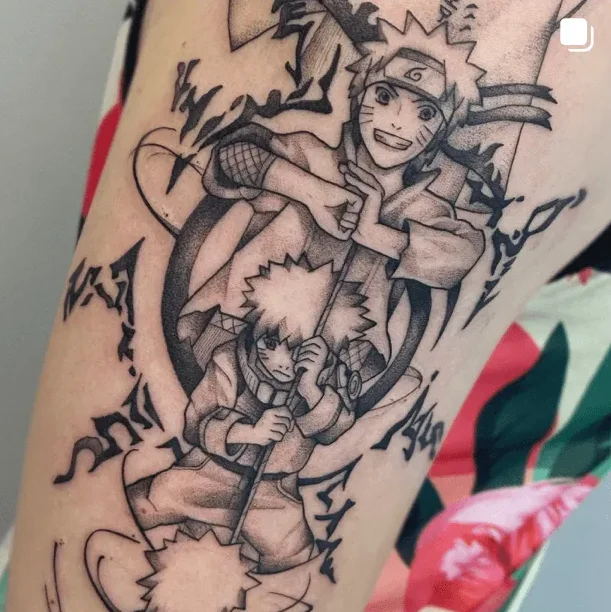 cristinavaras_tattoo, guest artist at True Canvas Vienna – Floral / Botanical, Anime / Manga / Cartoon