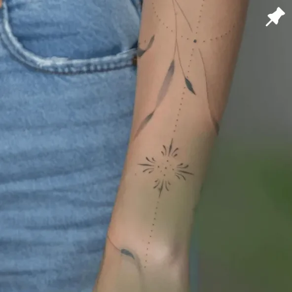 dari.blackswan, guest artist at True Canvas Vienna – Fineline / One Line / Tiny Tattoos / Lettering, Mandalas / Ornaments
