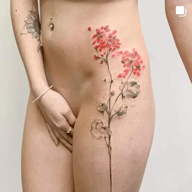 erica_artebohemia, guest artist at True Canvas Vienna – Realism – Color, Floral / Botanical