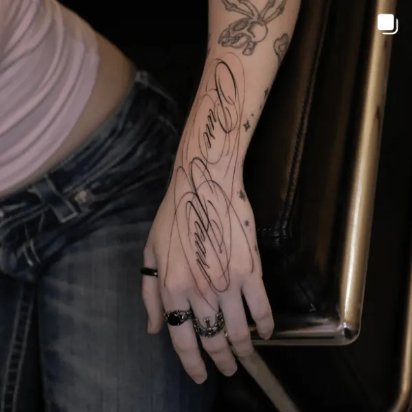 vilbundy, guest artist at True Canvas Vienna – Fineline / One Line / Tiny Tattoos / Lettering, Tribal