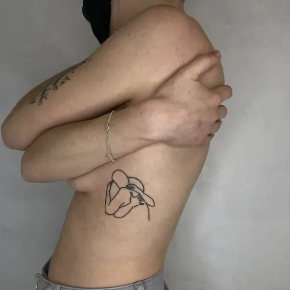 koliszterin, guest artist at True Canvas Vienna – Fineline / One Line / Tiny Tattoos / Lettering