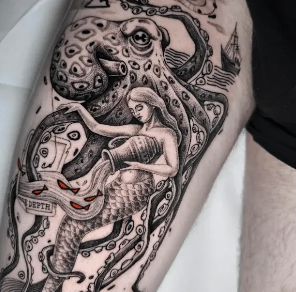 la__gatta, guest artist at True Canvas Vienna – Realism – Color, Realism – Black & Grey, Dotwork