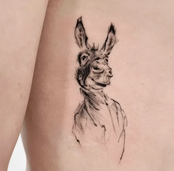 liao.yk.tattoo, guest artist at True Canvas Vienna – Fineline / One Line / Tiny Tattoos / Lettering, Realism – Black & Grey, Anime / Manga / Cartoon