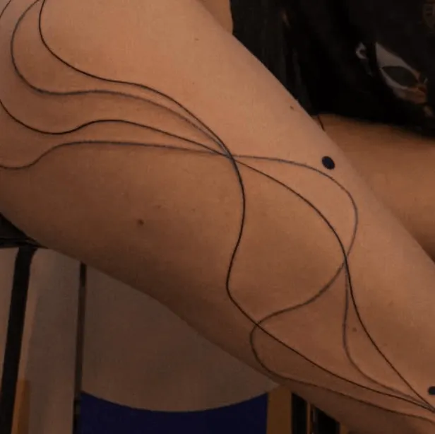 little_lazo.tattoo, guest artist at True Canvas Vienna – Sketchy, Abstract