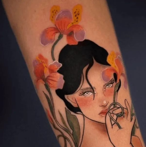 lolasorrowstattoo, guest artist at True Canvas Vienna – Illustrative / Graphic
