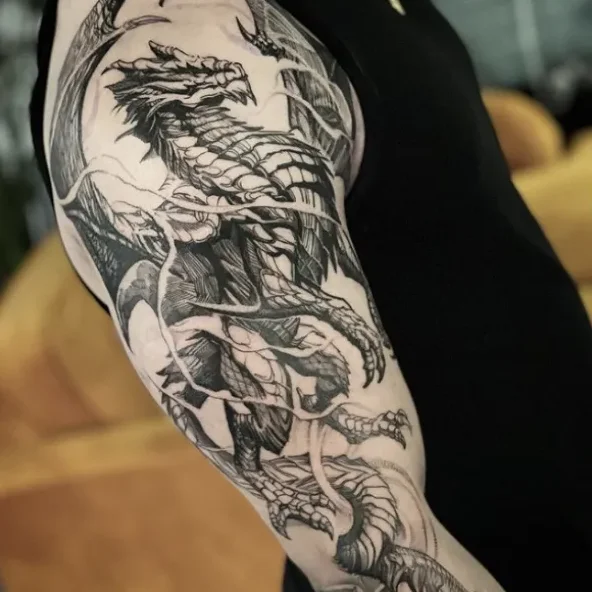 martinkellytattoo, guest artist at True Canvas Vienna – Sketchy, Anime / Manga / Cartoon