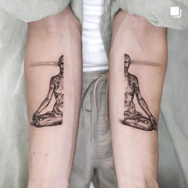 mor__asraf, guest artist at True Canvas Vienna – Realism – Black & Grey, Surrealism / Double Exposure, Whip Shading / X-Ray