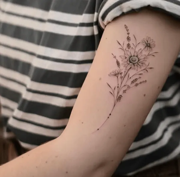 tattoosbyninna, guest artist at True Canvas Vienna – Floral / Botanical, Mandalas / Ornaments, Fineline / One Line / Tiny Tattoos / Lettering