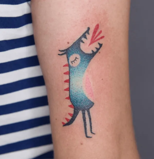 teektura_tattoo, guest artist at True Canvas Vienna – Doodle, Sketchy
