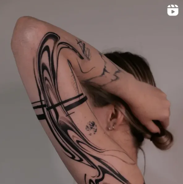 vel.pokes, guest artist at True Canvas Vienna – Realism – Black & Grey, Surrealism / Double Exposure
