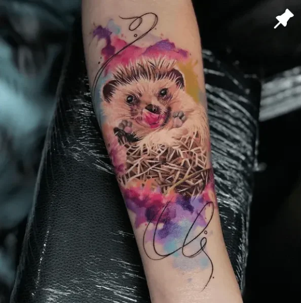 visotskayatattoo, guest artist at True Canvas Vienna – Watercolor / Brush Strokes