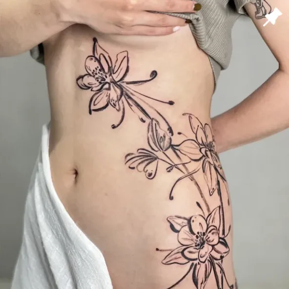 whysmile.sally, guest artist at True Canvas Vienna – Fineline / One Line / Tiny Tattoos / Lettering, Illustrative / Graphic